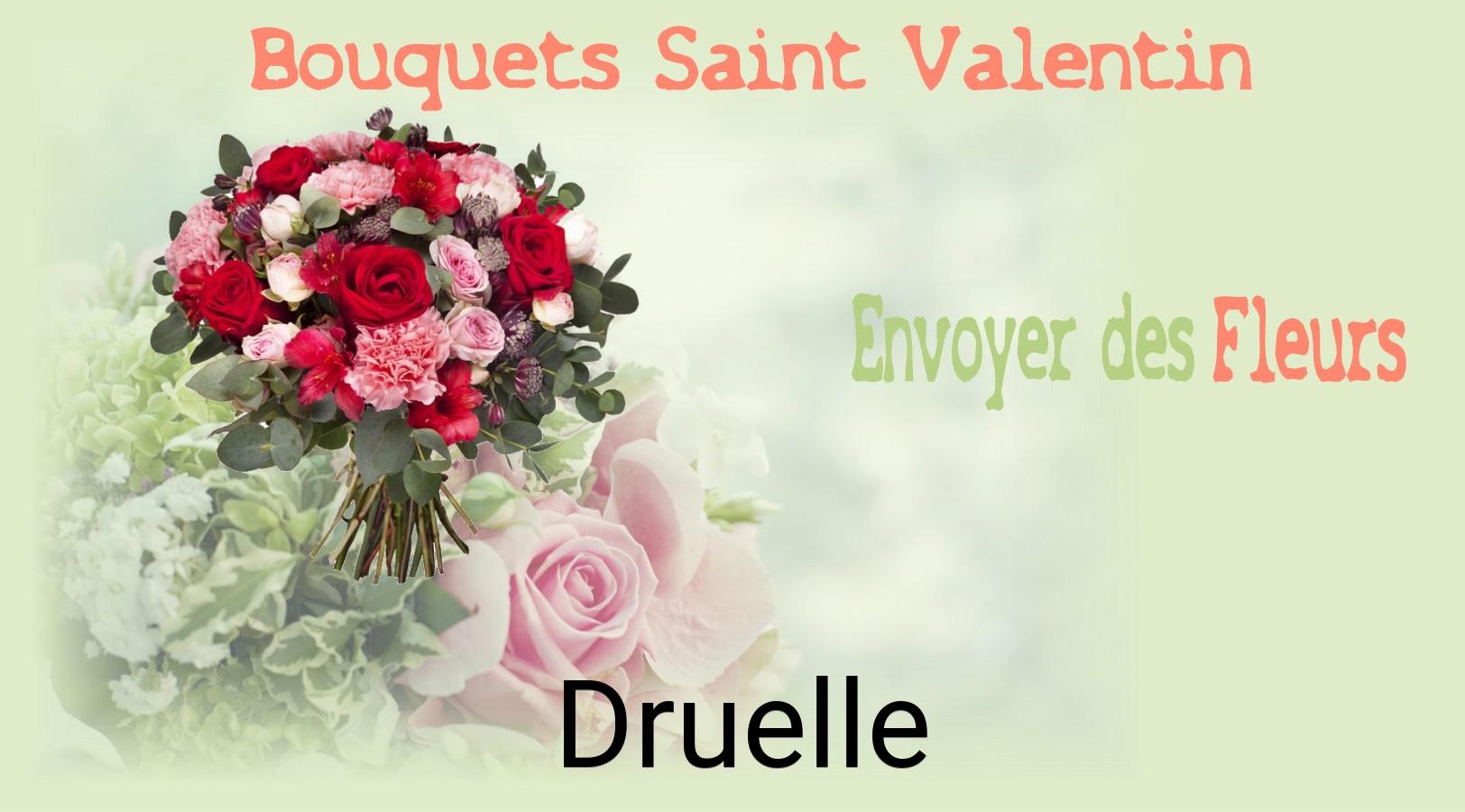 Roses de Saint-Valentin livrées à Druelle